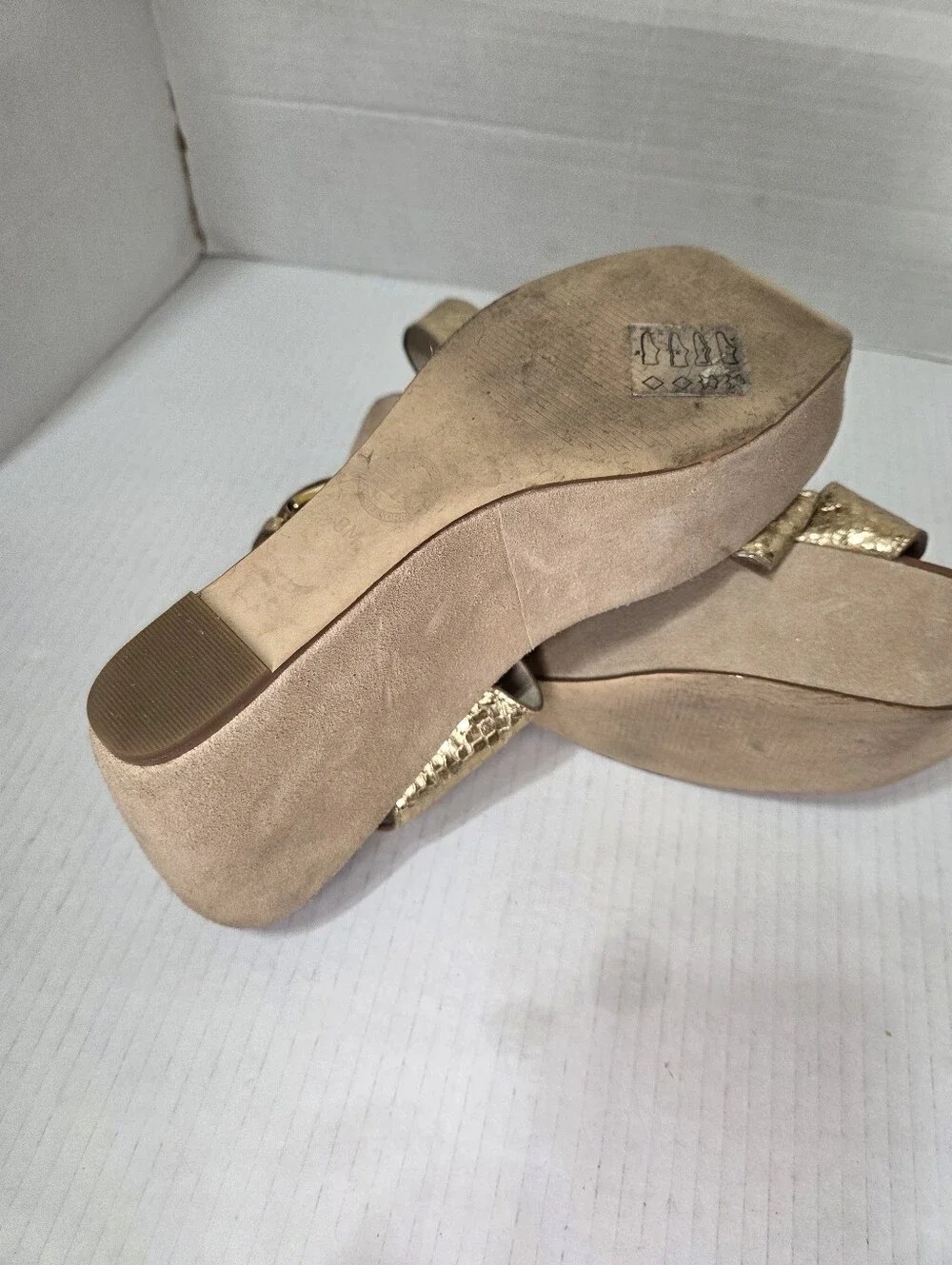 Michael Kors Warren Platform Wedge Sandals Heels